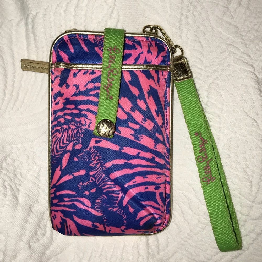 Lilly Pulitzer wristlet (with chain) - Picture 3 of 5